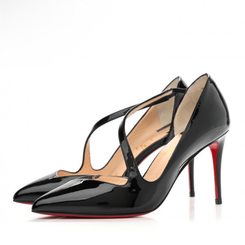 CHRISTIAN LOUBOUTIN
Patent Jumping Cross 85 Pumps size 39 (8.5)